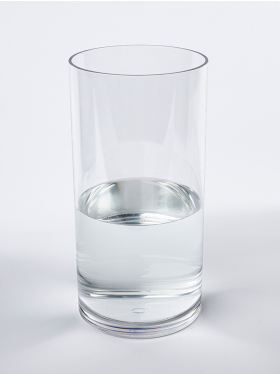 Acrylic vase for 25-60 roses - Ø20 H35  | unbreakable