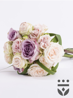 Bridesmaid bouquet pastel - Gold