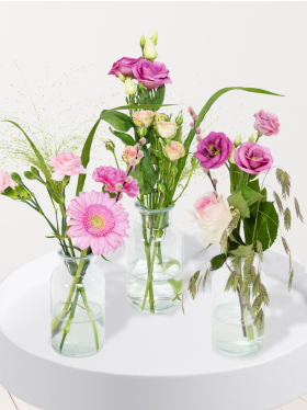 DIY centerpiece set pink