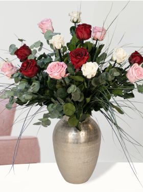 Mixed bouquet long life roses | Large