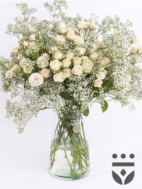 Pastel centerpiece - Silver | Large