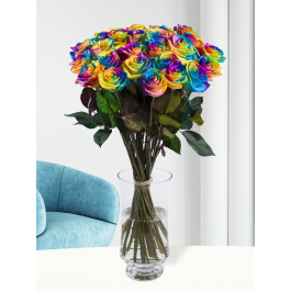 30 rainbow roses - Surprose.com
