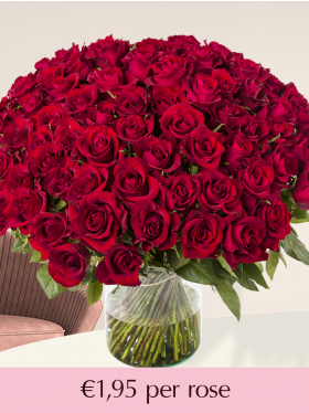Choose your number of red roses - EverRed - 102 till 500