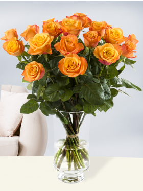 20 orange roses - Confidential