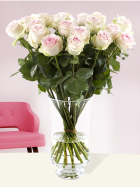 20 soft pink roses - Sweet Revival