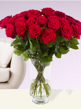 30 red roses - Red Naomi