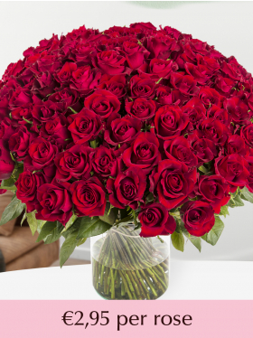 500 till 1001 red roses - XL roses - EverRed