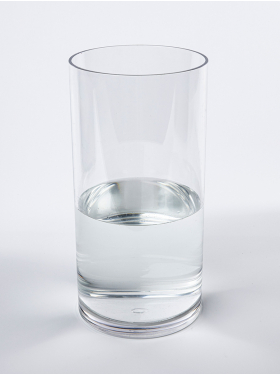 Acrylic vase for 25-60 roses - Ø20 H35  | unbreakable