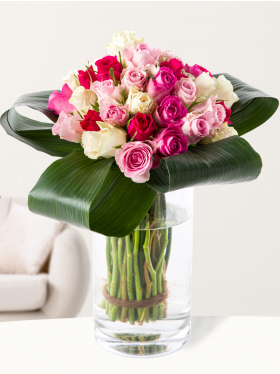 Biedermeier bouquet pink