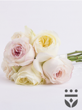 Bridesmaid bouquet pastel - Platinum