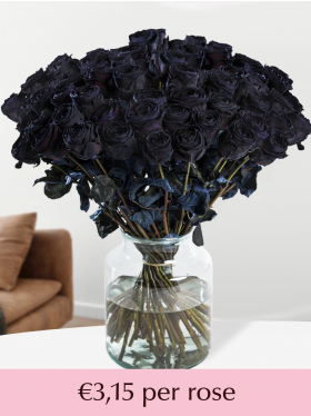 50 till 99 black roses