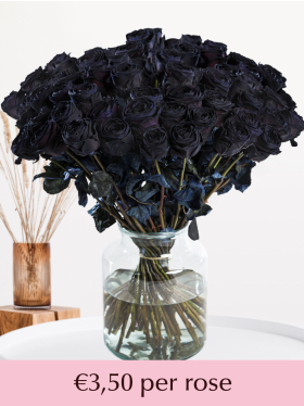50 till 99 black roses