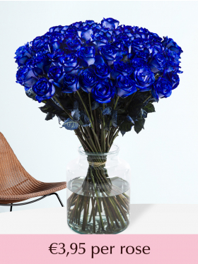 50 till 99 blue roses