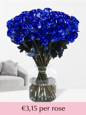 50 till 99 blue roses