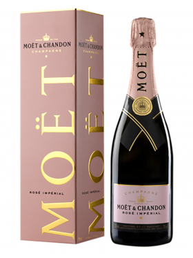 Moët & Chandon Champagne Impérial Rosé in gift box 0,75l