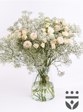 Pastel centrepiece - Silver | Medium