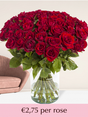 Red roses - Choose your number from 10 till 99 (EverRed)