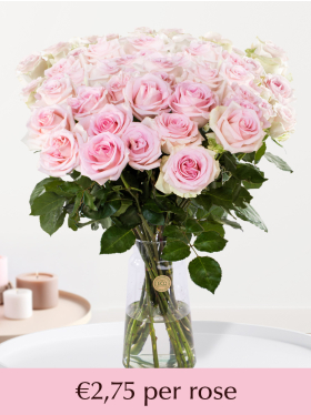 Soft pink roses - 10-99 - Valentine's Day
