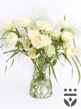 White centerpiece - Platinum | Medium