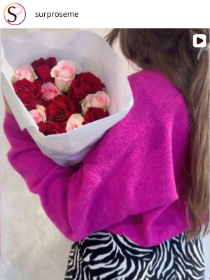 Instagram post - Rose bouquet Instagram post - Rose bouquet