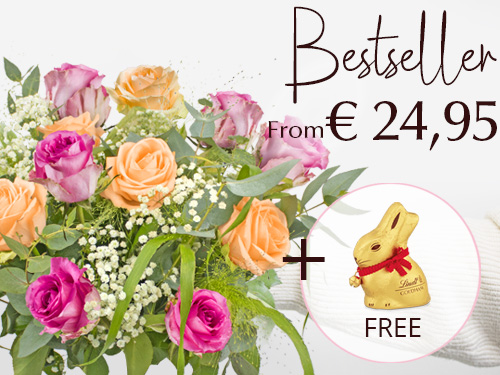 Easter bouquet with free Easter bunny
