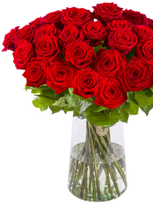 Classic red rose bouquet