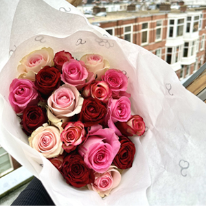 Rose bouquet pink-red Rose bouquet pink-red
