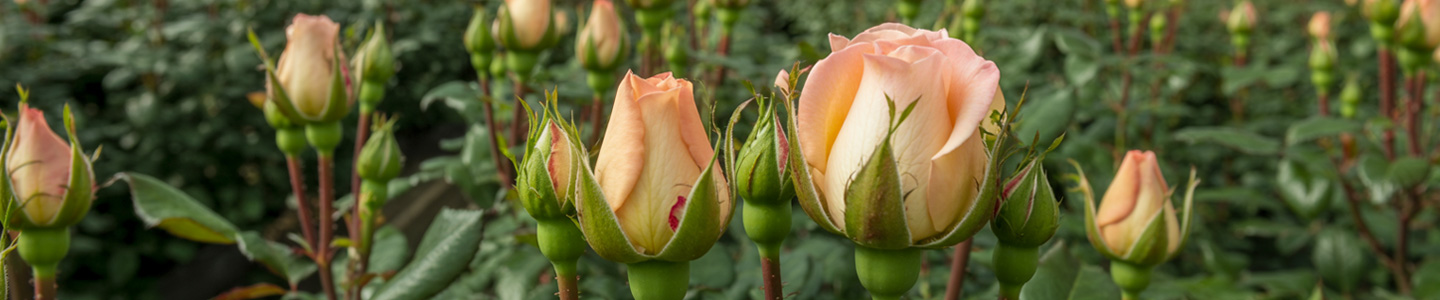 Growing salmon coloured roses