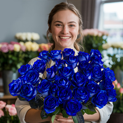 Blue roses