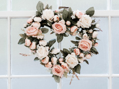 Wedding decorations with roses