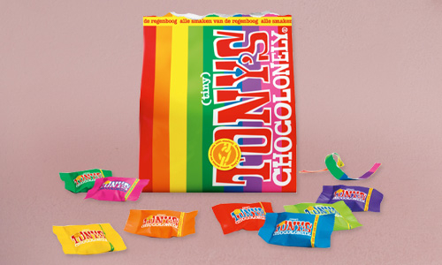 Tony's Chocolonely and roses Tony's Chocolonely and roses